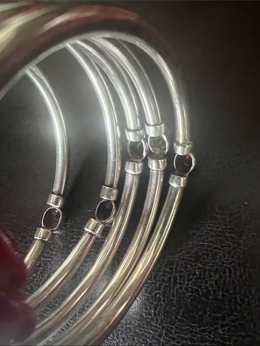 Sterling Silver Multi-Gemstone Stackable Rings - Assorted Colors - Picture 8 of 12